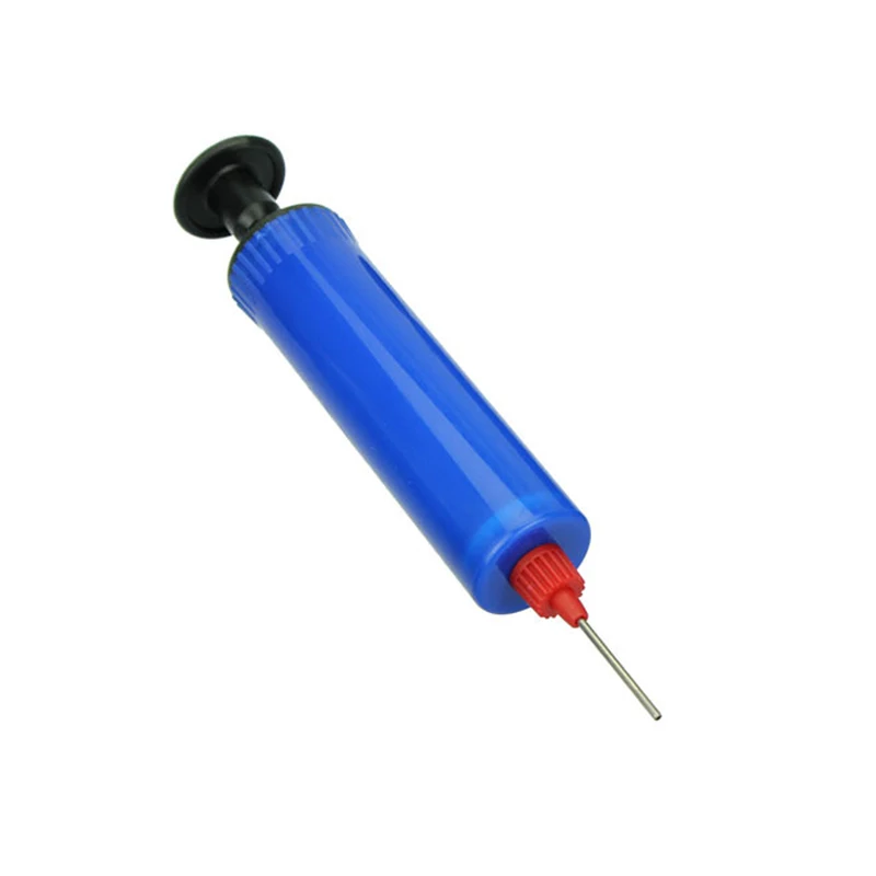 

Plastic Blue Inflator Football Soccer Toy Inflatable Ball Hand Air Pump with Needle B2Cshop