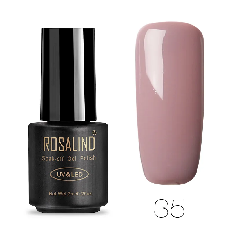 Гель-лак для ногтей ROSALIND Маникюр 7 мл Праймер акриловый гель УФ лак лампа поли гель для ногтей замочить от ногтей аксессуары - Цвет: RA35