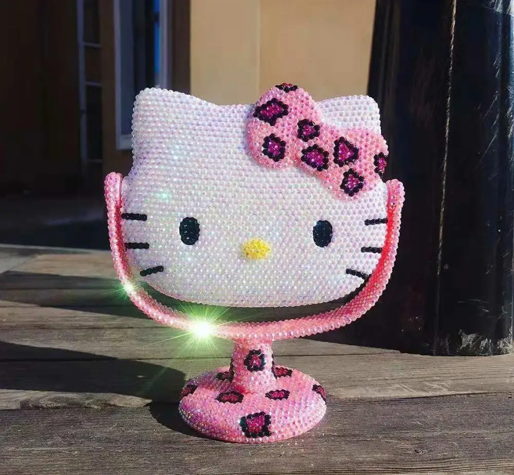 

Hello Kitty desktop makeup mirror portable desktop mirror
