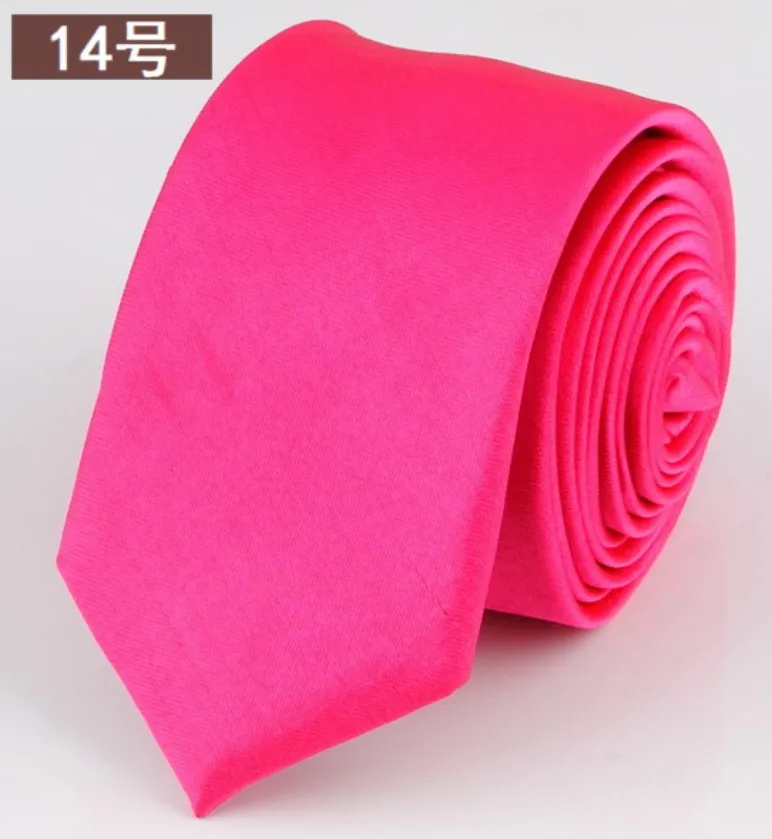 Узкий Повседневный узкий красный галстук со стрелками тонкий черный галстук для мужчин 5 см Мужские аксессуары Простые Вечерние модные галстуки - Цвет: Rose