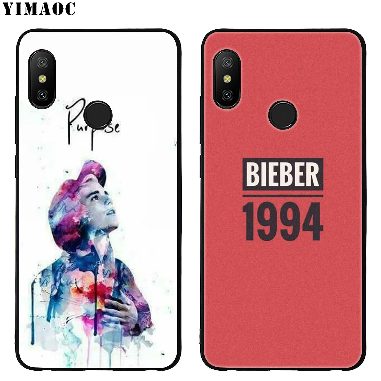 YIMAOC Justin Bieber 1994 Soft Silicone Phone Case for Xiaomi Redmi 6A 5A Note 7 4 4X 5 Plus 6 Pro Mi Plus Black TPU Cover