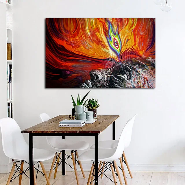 Tool Lateralus Awaken The Third Eye Abstract Living Room Home Wall Tool Lateralus Awaken The Third Eye Abstract Living Room Home Wall Art Decor Wood Frame Fabric