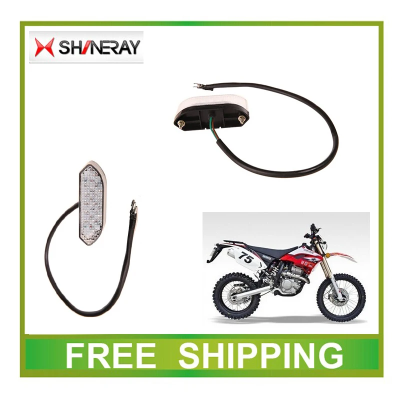 

SHINERAY X2 X2X XY250GY 250CC dirt bike rear brake light lamp accessories free shipping