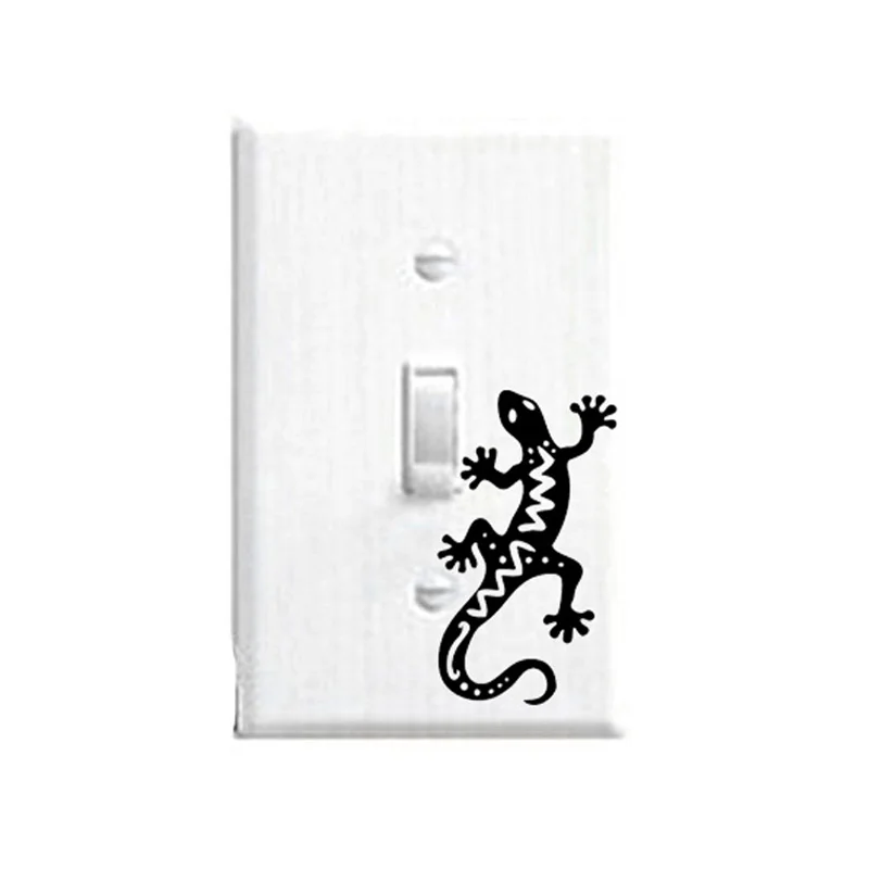 

Fashion Gecko Design Lizard Switch Sticker Vinyl Decal Vivid Animal Wall Sticker 2WS0313