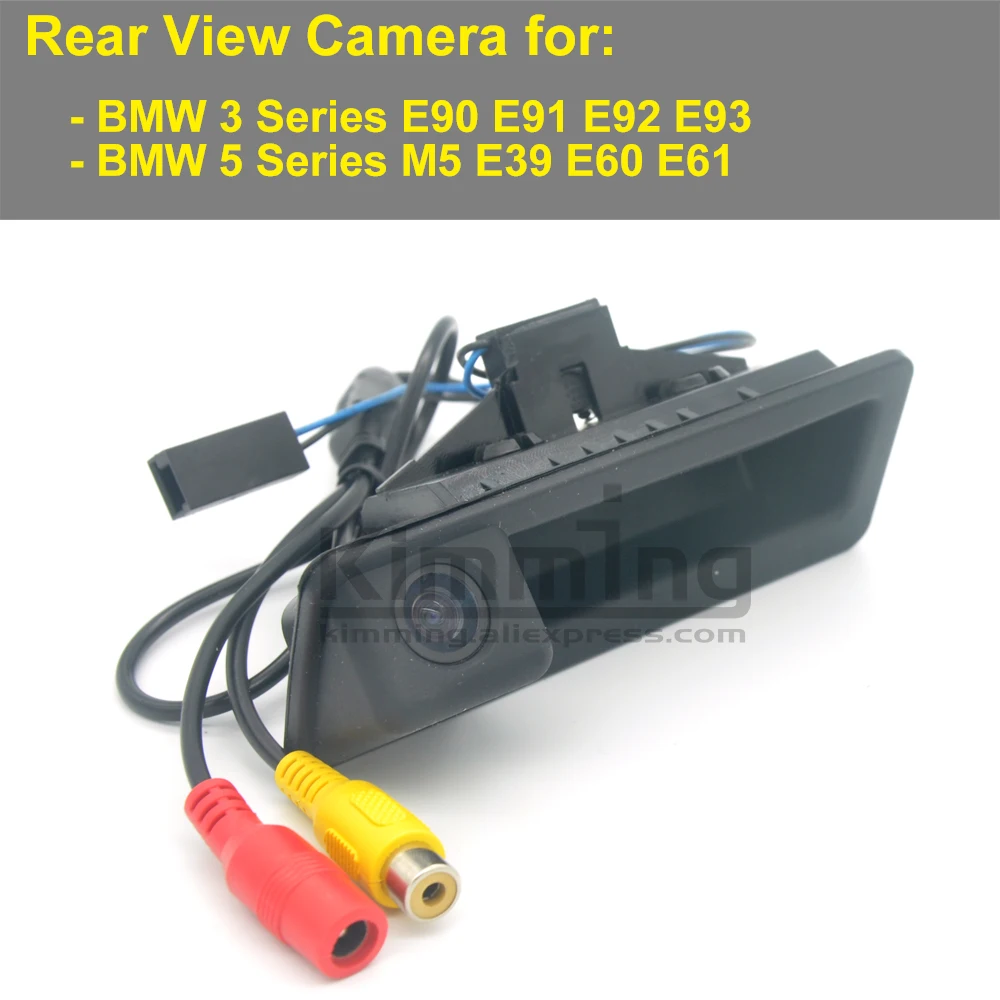 

Car Rear View Camera for BMW 3 Series E90 E91 E92 E93 5 Series M5 E39 E60 E61 Wireless Wired Reversing Luggage Handle Camera
