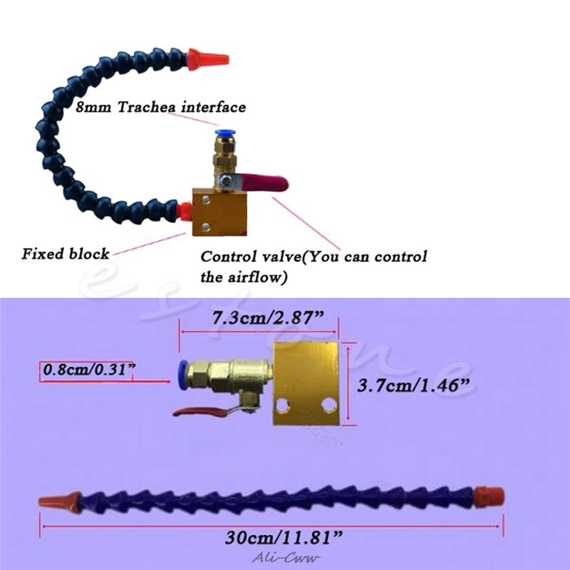 Новинка отличное качество Туман Система распыления охлаждающей жидкости и смазки для 8 мм пневматической трубы ЧПУ Токарный станок фрезерный сверло