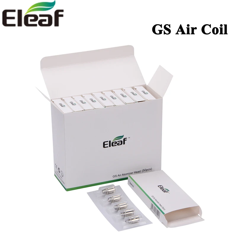 Оригинальный испаритель Eleaf GS Air 50 шт./лот с двойной катушкой 1 5 Ом подходит для