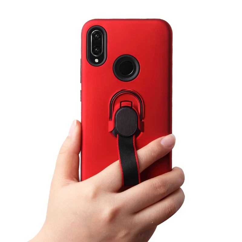 Гибридный бронированный ТПУ чехол для Huawei Y9 Y6 2018 P30 Pro P20 автомобильный магнитный