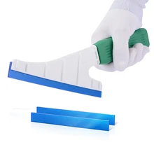 FOSHIO автомобильный оконный оттенок ручка Ракель+ 2 шт. резиновый Ракель очиститель воды Авто стекло чистая лопата для снега Лопата тонировочные инструменты