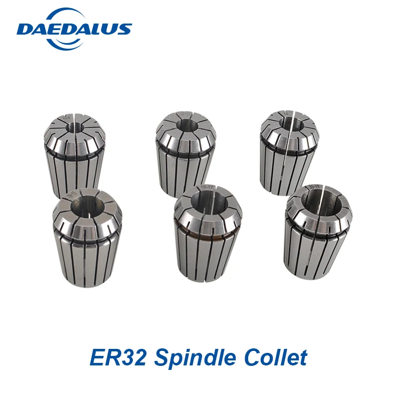 

New arrived 6pcs ER32 spindle collet High Precision Collet Set Chucks Tool Bits Holder for Spindle mortor