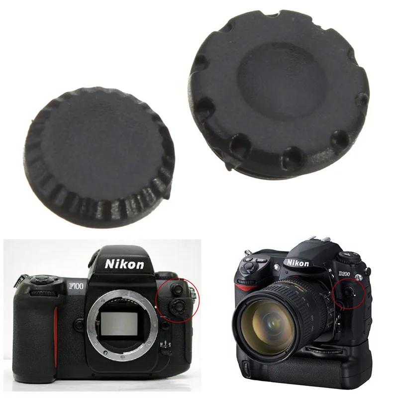 10 ピンリモート + フラッシュpc syncの端子キャップカバーニコンD200 d300 d700 d2x F5 F100 F90 用S3