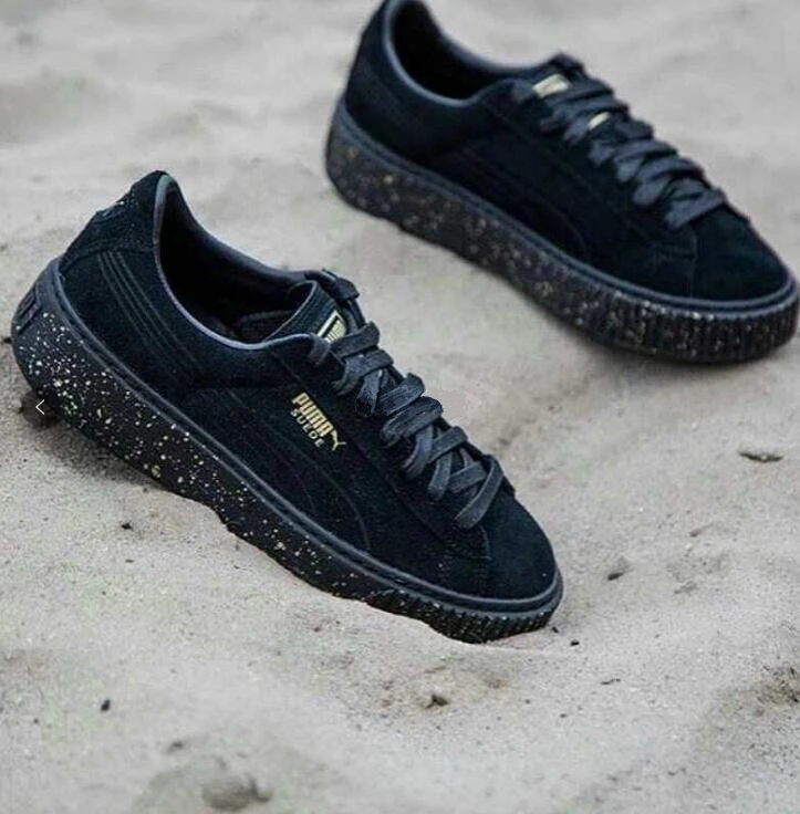 New PUMA FENTY Suede Cleated Creeper Womens First Generation Rihanna Classic Basket Tone Simple Badminton Shoes Size 36-39 | Спорт и