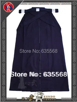 

Top Quality 6000# 100% Cotton Shoaizome Navy Blue Kendo Iaido Aikido Hakama Martial Arts Uniform Sportswear Free Shipping