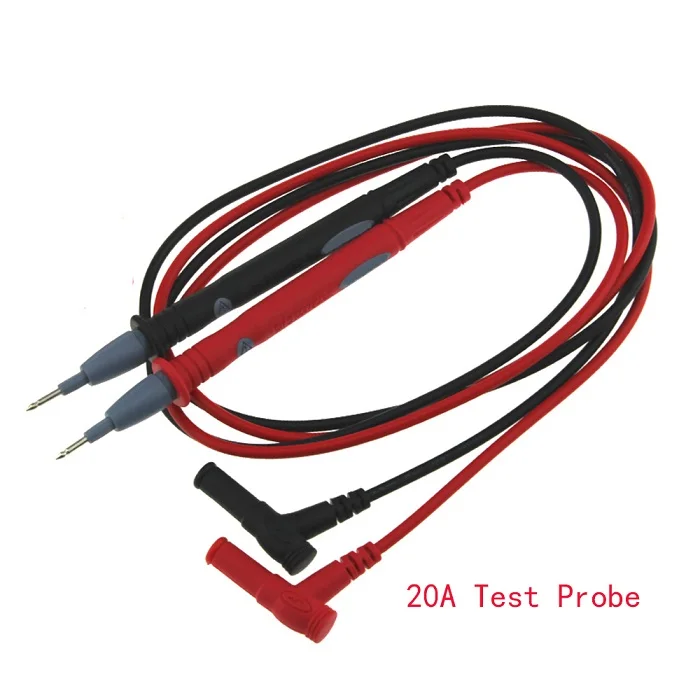 20A Universal Probe Test Leads for Multimeter Meter with Alligator Pliers #SO7 