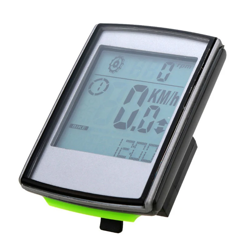 

HLBY-Multifunctional 3-in-1 Wireless Cycling Computer Stopwatch LCD Bicycle Computer Cadence Heart Rate Monitor Chest Strap(Si