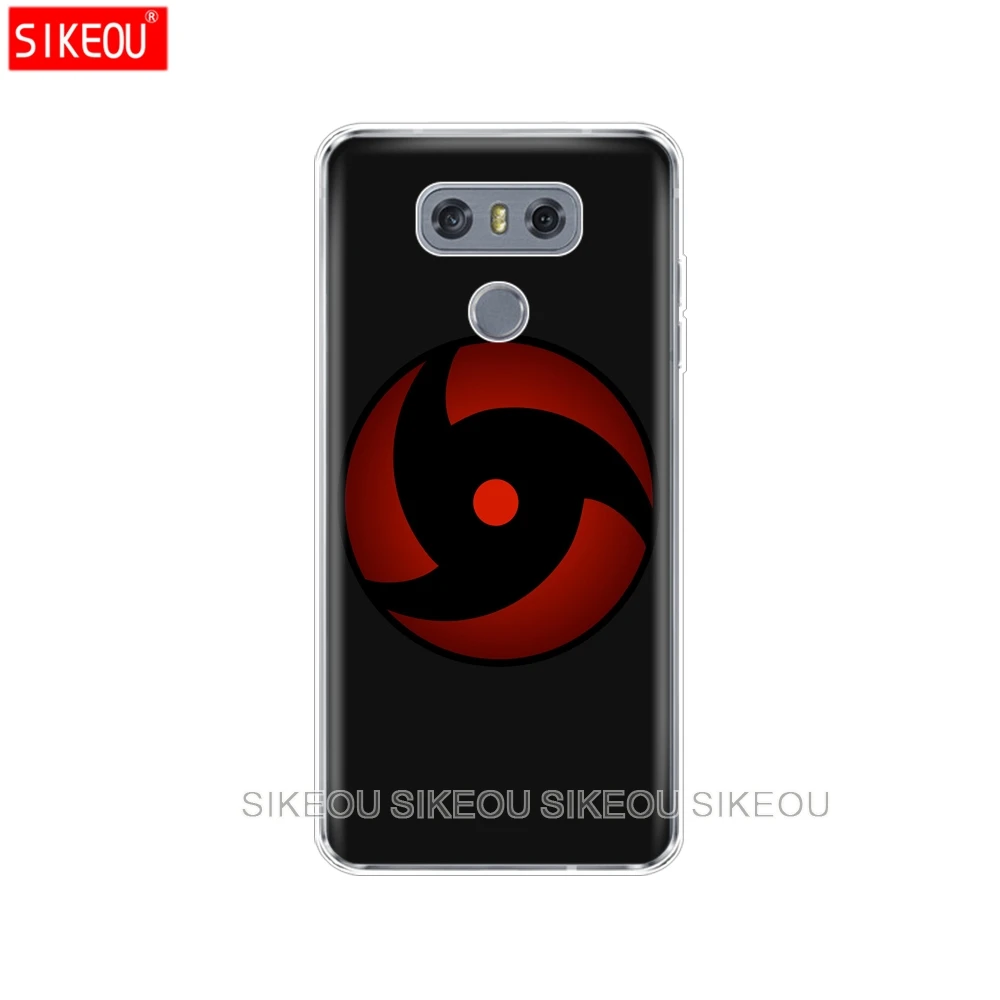 Силиконовый чехол для телефона LG G7 Q8 Q6 G6 MINI G5 V30 V7 V9 k10 k8 X POWER 2 Naruto Sasuke Anime