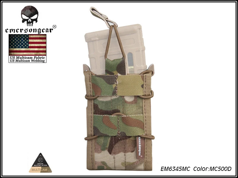 Сумка для магазина EmersonGear с одной единицей Боевая Molle Магнитная сумка Мультикам