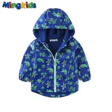 Mingkids nouveau garçon coupe-vent veste imperméable extérieure imperméable pour bébé garçon avec polaire doublure Automne Printemps à l’exportation En Europe chaude
