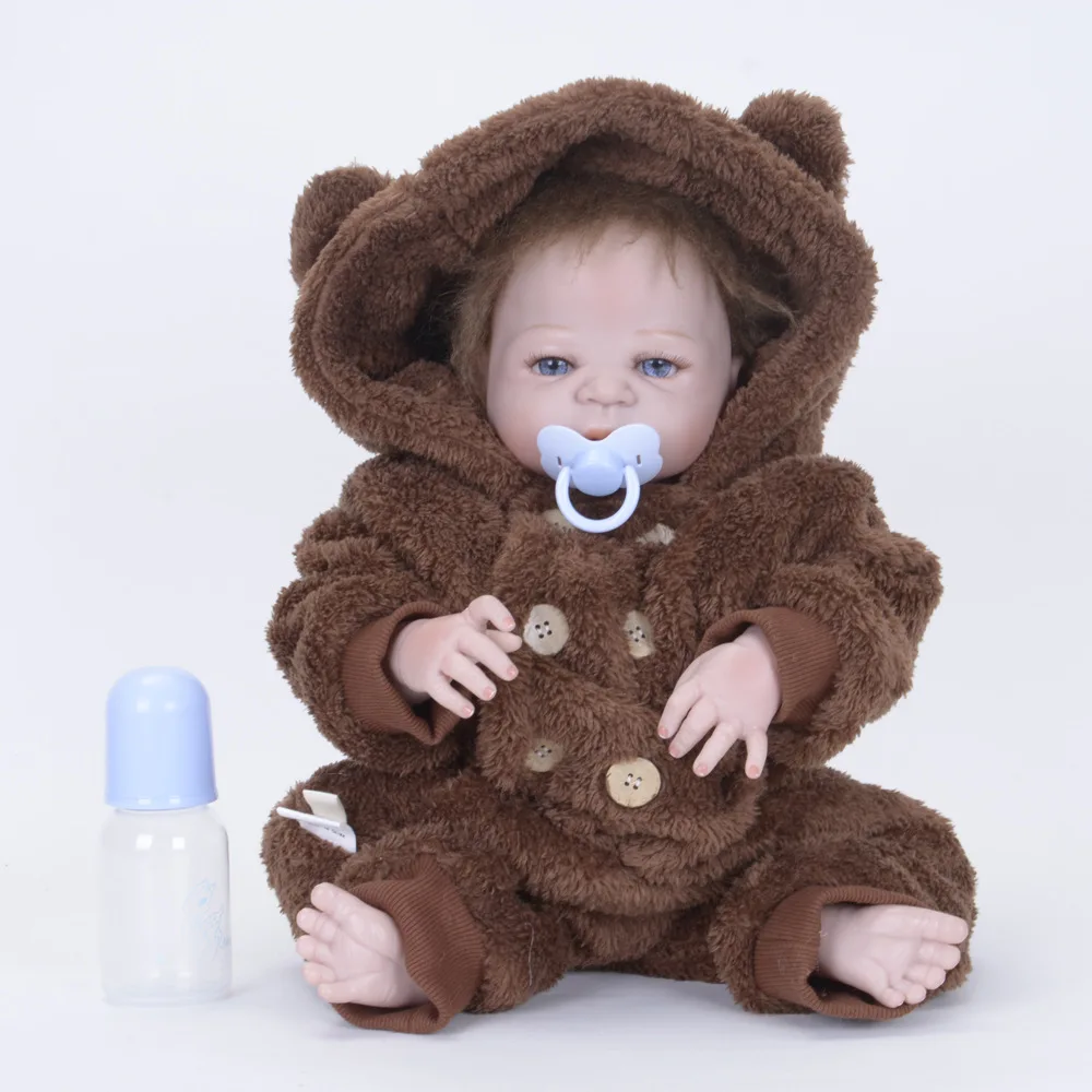 

Full Silicone Reborn Dolls Baby With Baby Clohtes Jointed Doll Bath Toys for Kids House Play Toysfor Kids SF5532 Doll Pullip