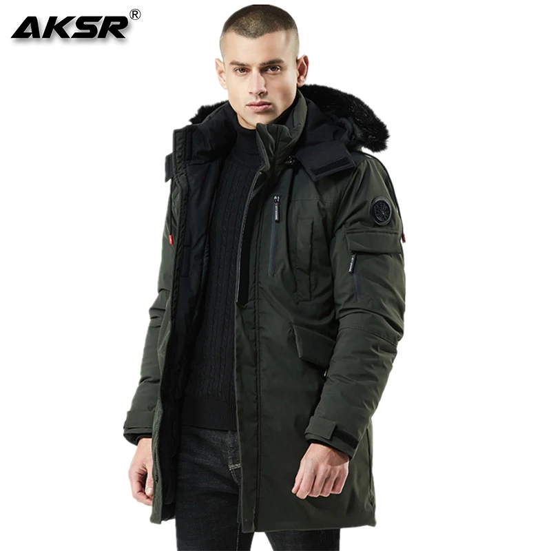 AKSR Зимняя парка куртка пальто мужские хлопковые Jaquetas утепленные Jaqueta Masculino Casaco Chamarra Hombre Chaqueta Veste Homme