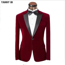 Lastest пальто дизайн мужской костюм красный и синий смокинг модный бренд для мужчин Slim Fit свадебный пиджак костюмы для жениха костюм куртка