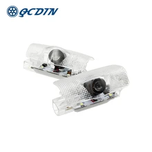 QCDIN для автомобиль LEXUS светодиодный логотип двери Добро пожаловать свет украшения теневой проектор свет для LEXUS LS ES IS GS GX LX RX