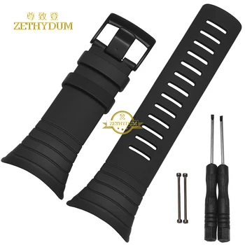 

Smart Silicone watches band watchband Rubber strap wristband bracelet 25mm for SUUNTO CORE wristwatches belt Free tools