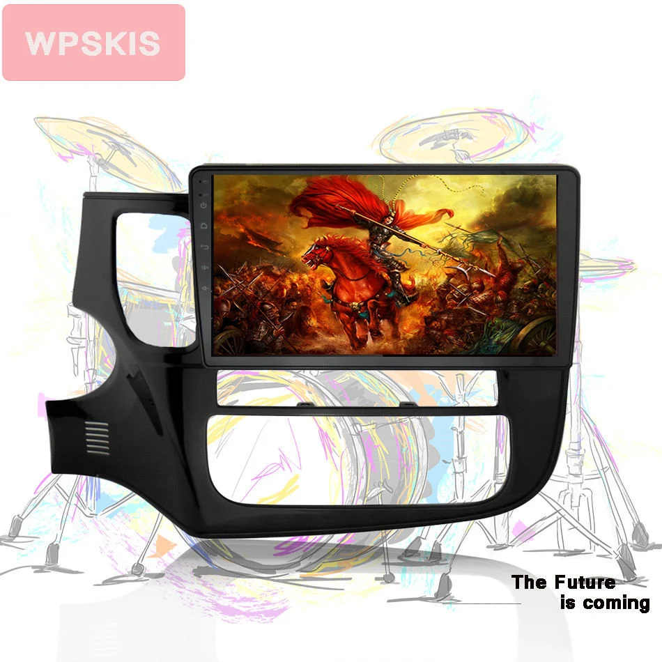 2 din android 10 0 GPS Navi для Mitsubishi Outlander 2014 2015 2016 2017 Авто радио навигация Мультимедиа 6G + 128G