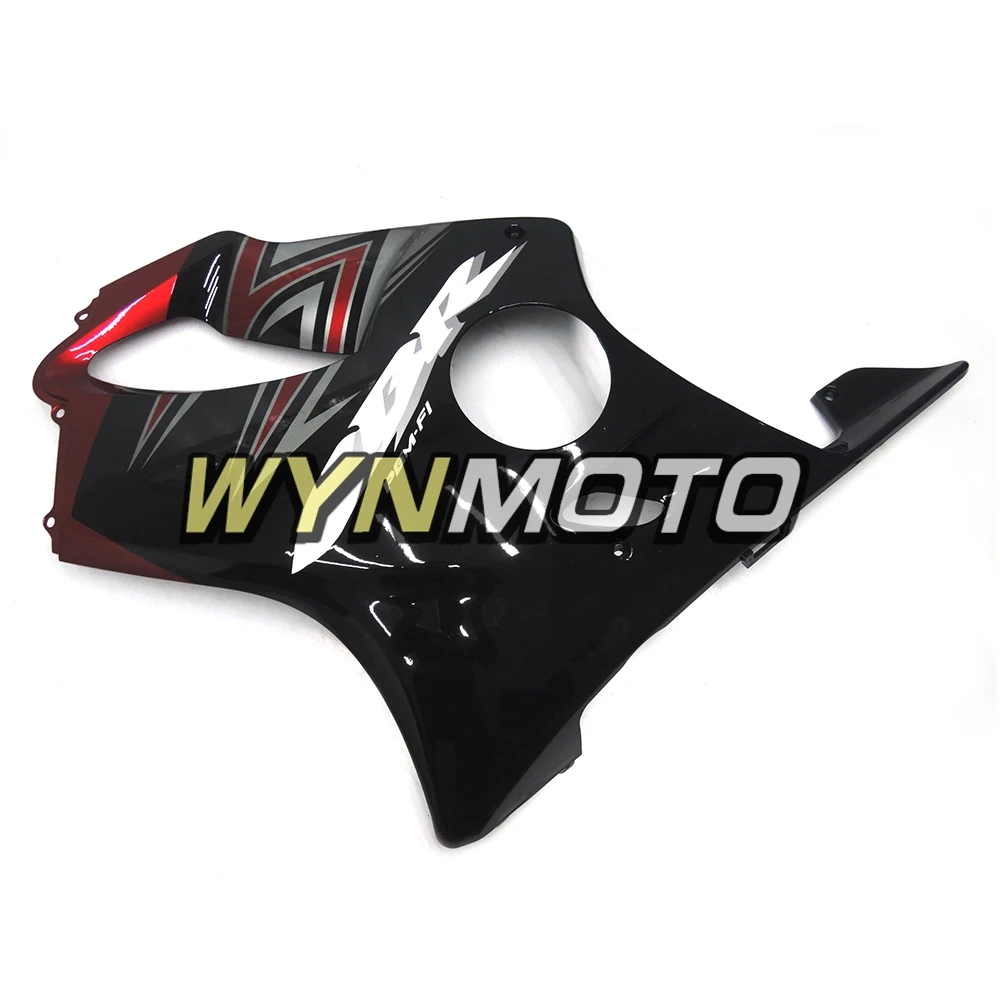 Полный Темный красные, черные Обтекатели для Honda CBR600F4i 2004-2007 год впрыск АБС пластмасса F4i 04 05 06 07 мотоциклетный кузов