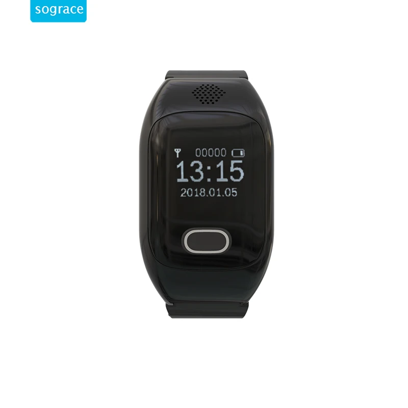 

2G Smart Bracelet WIFI SOS GPS Heart Rate Blood Pressure Detection Large Volume Speaker Waterproof For Android iOS Wristband F08