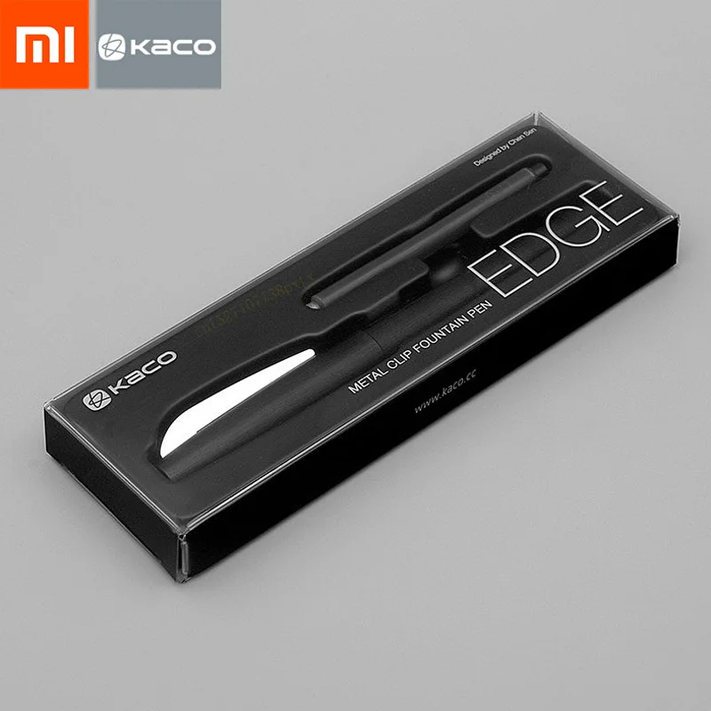 Xiaomi Kaco дополнительный тонкий наконечник авторучка 0 38 мм черный пластиковый