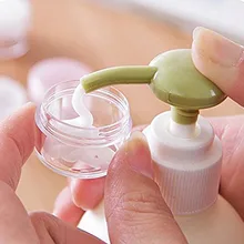 5/10 шт Косметика баночка Ланч-бокс макияж крем для нейл-арта для хранения косметики горшок контейнер на круглые бутылки с точечной фиксацией Портативный Пластик прозрачный чехол