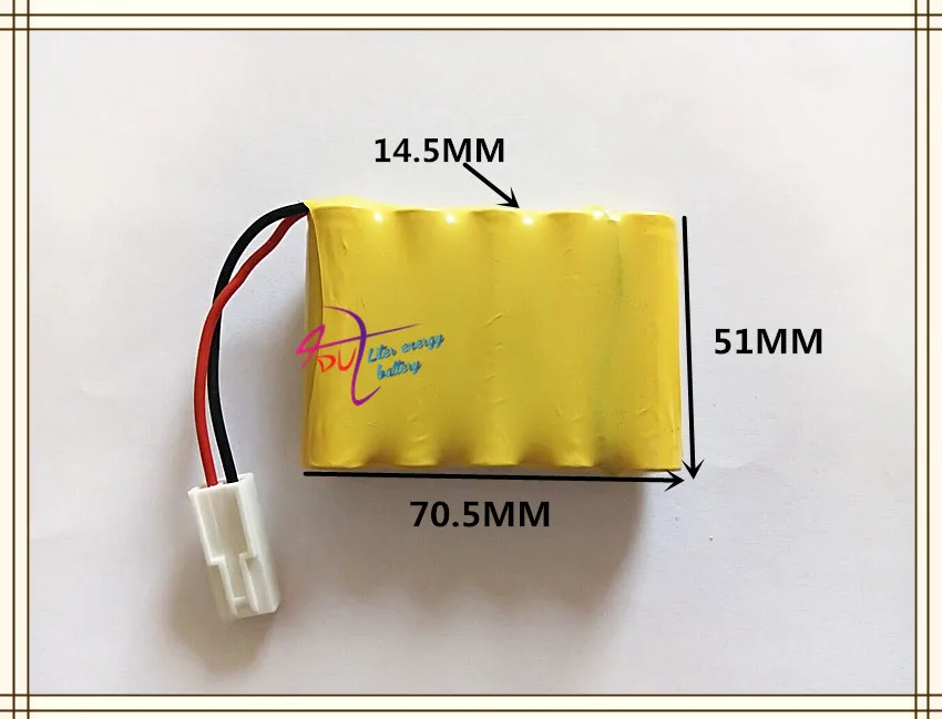 Литровая батарея Ni cd Aa 6v 900mah аккумуляторная для светодиодного солнечного света