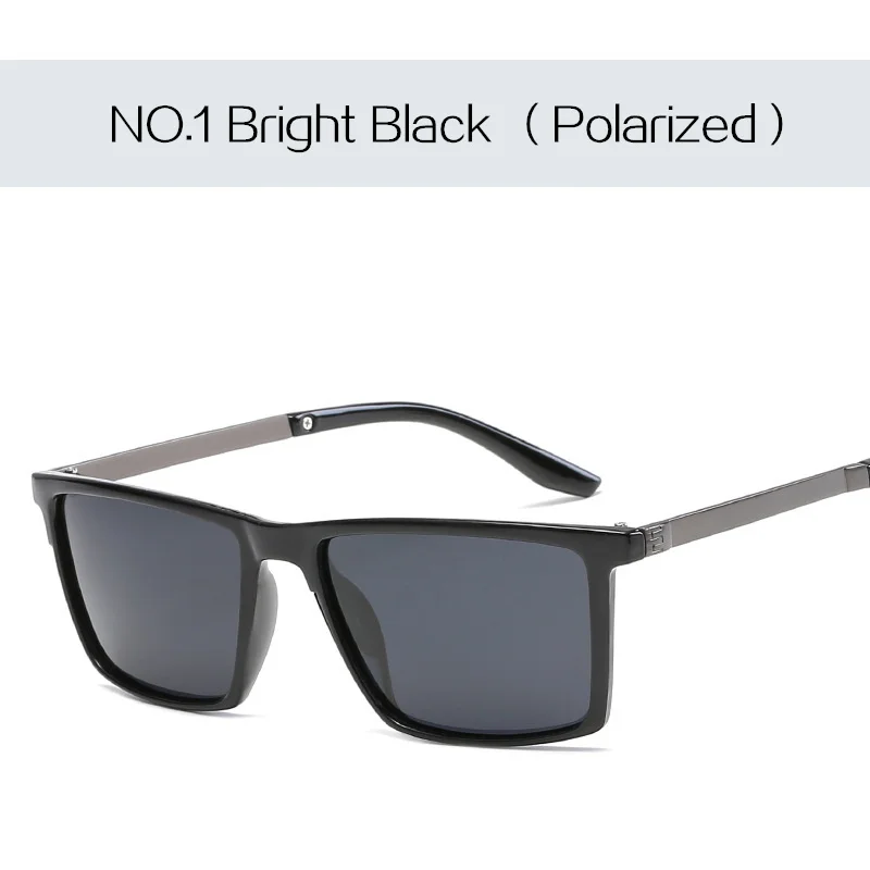 Мужские поляризованные солнцезащитные очки Imwrite, винтажные брендовые солнцезащитные очки для вождения, солнцезащитные очки для мужчин, защитные очки для водителя - Цвет линз: NO 1
