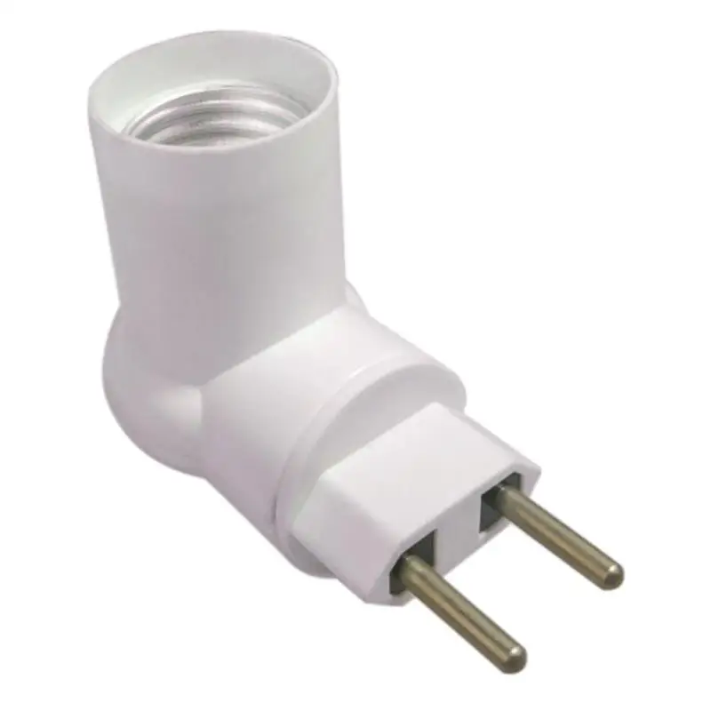 

Motion Sensor EU Plug to E27 PBT LED Bulb Adapter Socket Induction Light Holder Converter 110-240V 60W 360 Degrees Lamp Holder
