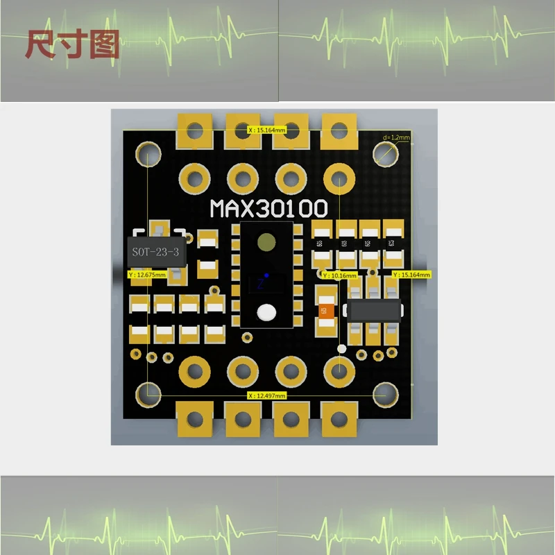 MAX30100 датчик оксиметрии сердечного ритма модуль датчик сердечного ритма пробоя ультра-низкое энергопотребление для Arduino SMT32