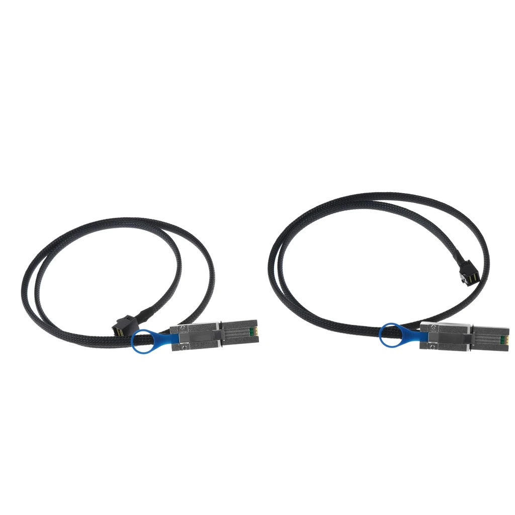 

2x Mini SAS SFF-8643 to SFF-8088 Data Server Hard Disk Cable MINISAS26P
