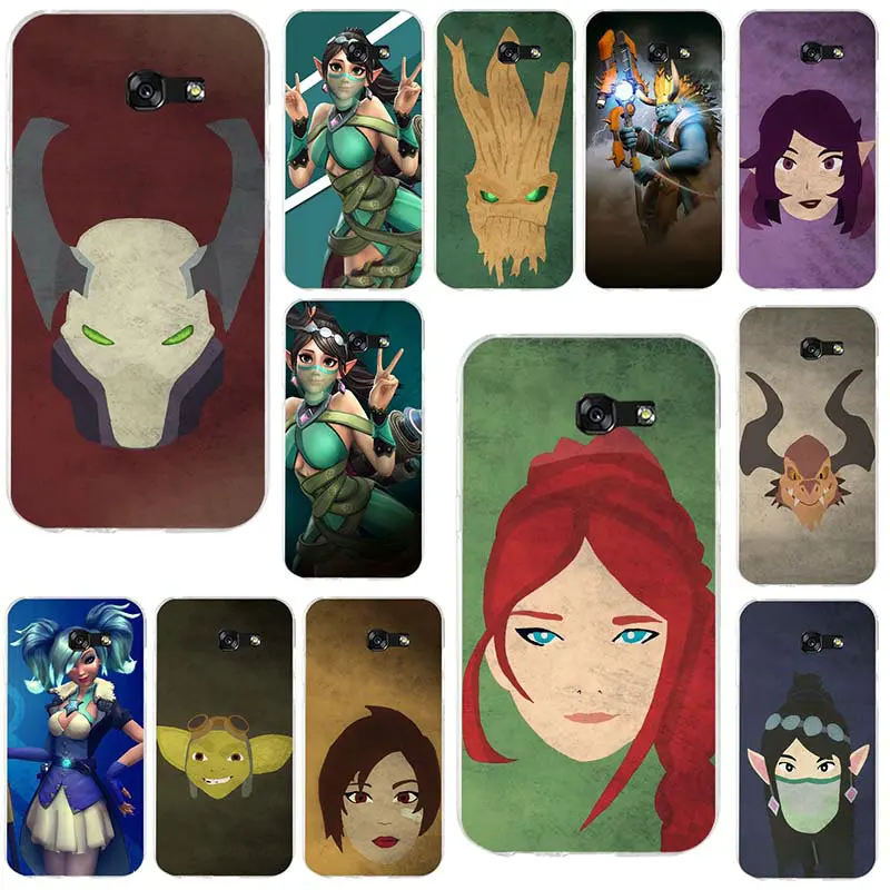 Мягкий ТПУ чехол для телефона samsung Galaxy S2 S3 S4 S5 Mini S6 S7 S8 S9 S10 Edge Plus Lite Note 5 8 Coque Shell Paladins