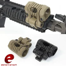 Элемент страйкбол 5-позиционный фонарик крепление Пикатинни Rail 20 мм тактическая, для охоты, для ружья фонарь для ружья волоконная Лазерная Маркировочная OT0424