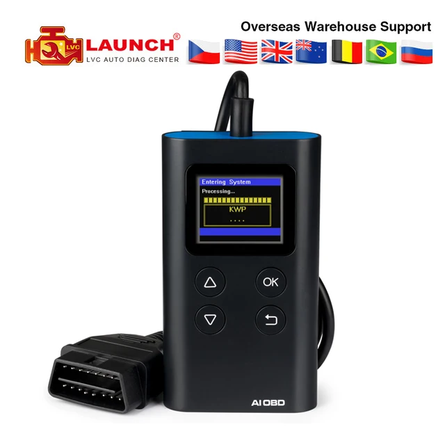 

LAUNCH AI OBD Automotive Scanner OBD2 EOBD Auto Diagnostic Tool Code Reader OBD 2 OBDII Car Scan tool PK AD310 OM123 ELM327