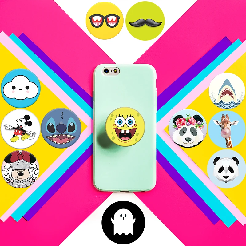 PopSoket мультяшный милый держатель для телефона Pops расширение и PopSocet крепление