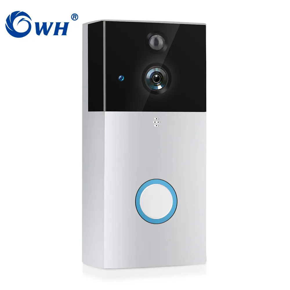 

CWH Wireless Video Door Phone PIR WiFi Doorbell Intercom 720P IP Camera with Battery Audio SD Card Recording Phone View A4