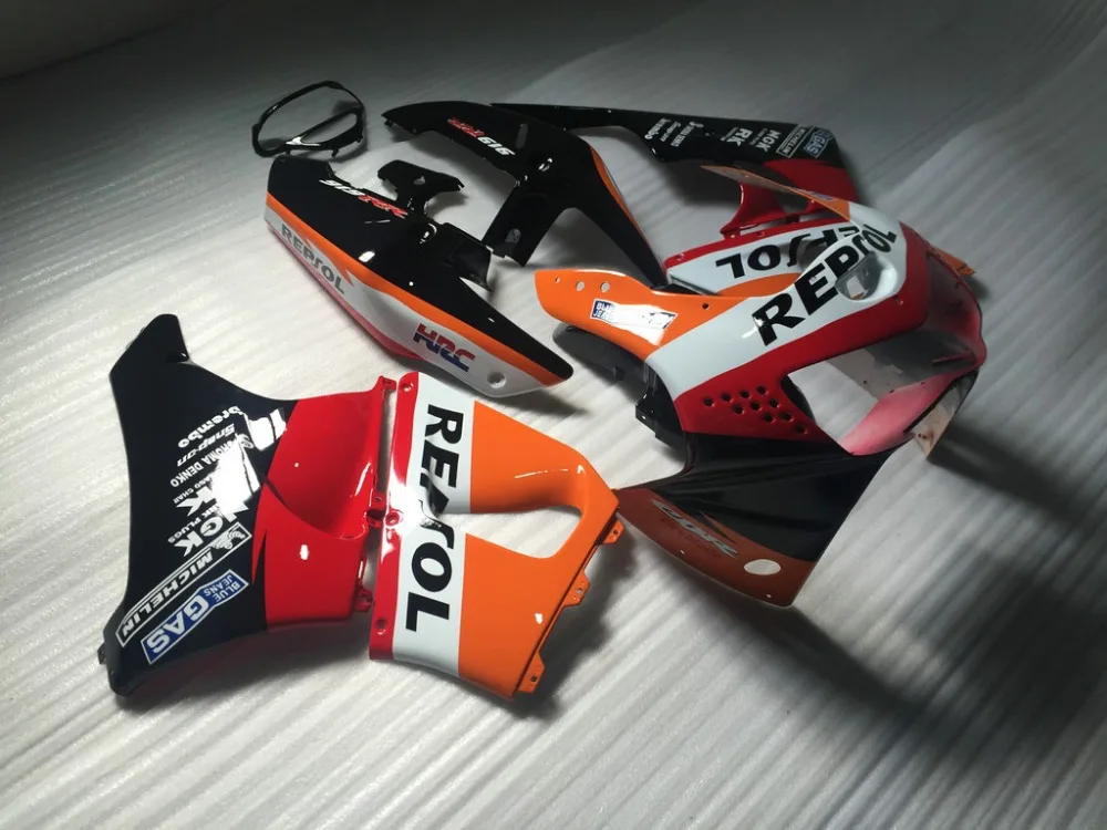 Набор обтекателей мотоцикла для HONDA CBR900RR 98 99 CBR900 919 1998 1999 REPSOL красные оранжевые