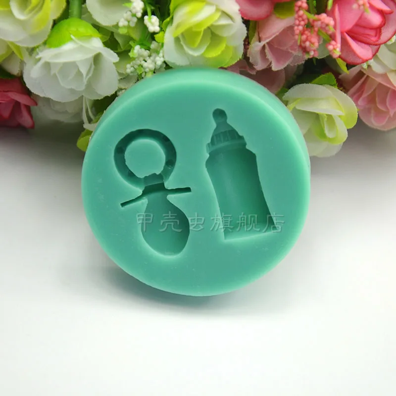 1 шт. детская силиконовая форма для бутылки с соской|cake decorating tools|decorating toolscupcake moulds |