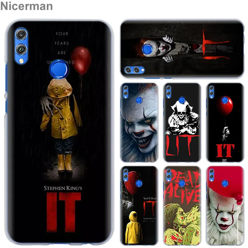 

it a coisa trailer Phone Case for Huawei Honor 8X 8A Pro 8C 8S 9 10 Lite 20i Honor Play Y7 Y9 2019 Cover Case Coque