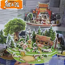 Candice guo 3D головоломка DIY игрушка бумажная Строительная модель мультфильм Boonie медведь братец лабиринт забавная декоративная сборка игры подарок для ребенка 1 Набор