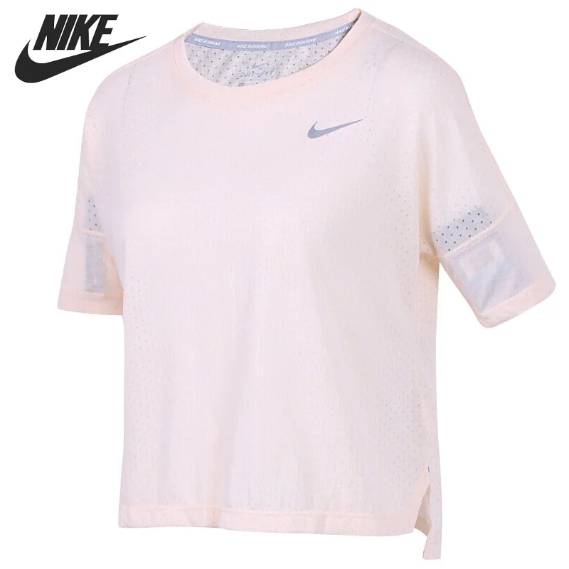 Новое поступление NIKE TAILWIND TOP SS крутые женские футболки с коротким рукавом спортивная