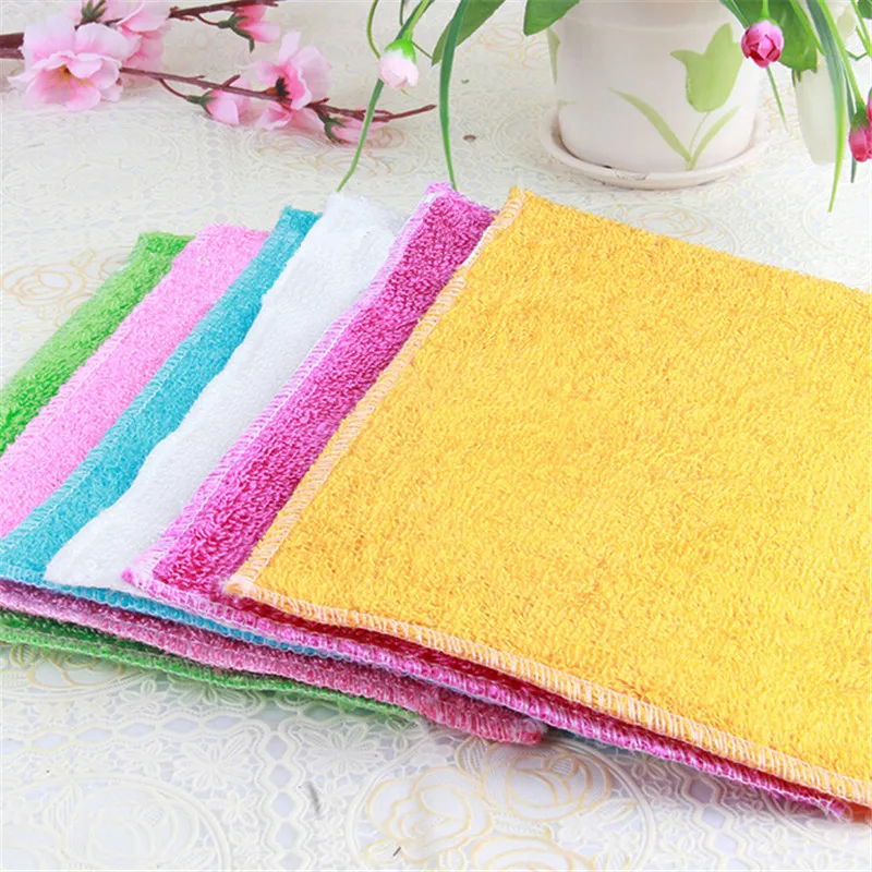 Cleaning Cloth Dish Cleaning Cloth Microfiber Dish Cloth Towel Cleaning Cloth Dish Cloth 10 Pcs Kitchen Cleaner wipping rags Bamboo Fiber Cleaning Cloth home washing dish Cloth
