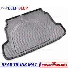Для Kia Cerato 2009-2013 автомобильный коврик для багажника, коврик для багажника, задний коврик для багажника, автомобильный Стайлинг