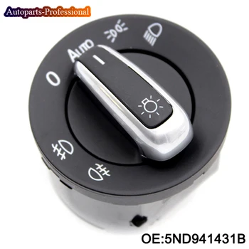 

New Headlight Fog Light Control Switch Replacement For Golf J-etta MK5 MK6 G TI Passat B6 B7 CC Touran Tiguan Chrome 5ND941431B